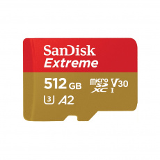 SanDisk Extreme 512 GB MicroSDHC UHS-I Třída 10