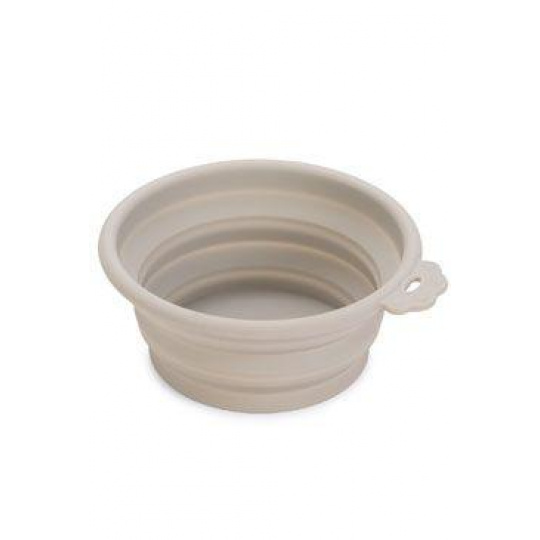 Cestovná miska silikón biela 250ml KAR Cestovná miska silikón biela 250ml KAR