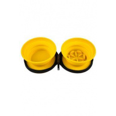 Cestovná dvojmiska SLOWFEEDER oranžová 700ml Kiwi