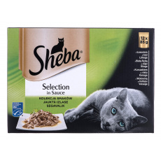 Sheba Selection in Sauce Směs příchutí 12 x 85 g