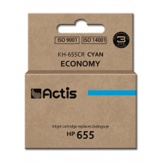 Actis KH-655CR (náhradní inkoust HP 655 CZ110AE; standardní; 12 ml; modrý)