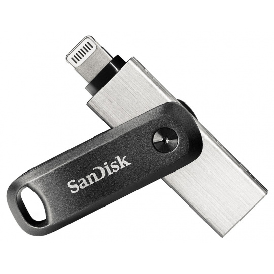 SanDisk iXpand USB paměť 64 GB USB Type-A / Lightning 3.2 Gen 2 (3.1 Gen 2) Černá, Stříbrná