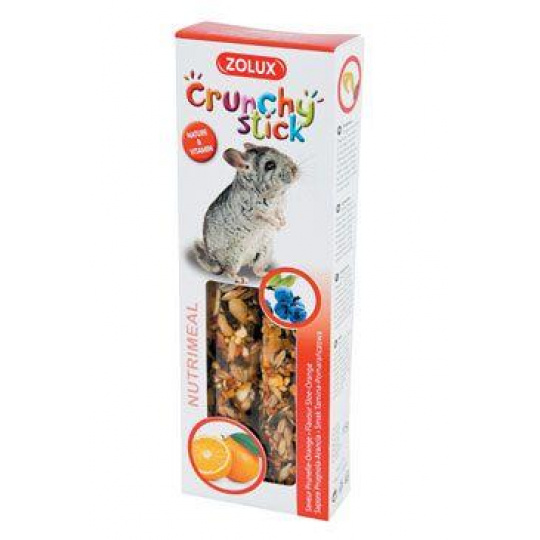 Pochúťka CRUNCHY STICK trnka/pom pre činčily Zolux Pochúťka CRUNCHY STICK trnka/pom pre činčily Zolux