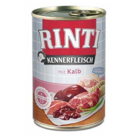Rinti Dog Kennerfleisch konzerva teľacie 400g Rinti Dog Kennerfleisch konzerva teľacie 400g