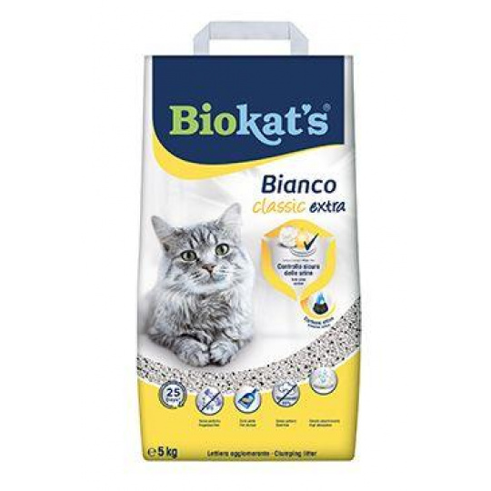 Podstielka Biokat's Bianco Classic Extra 5kg Podstielka Biokat's Bianco Classic Extra 5kg