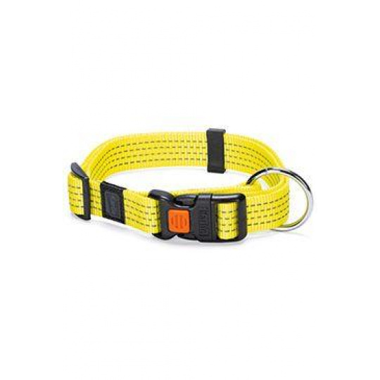 Obojok nylon ART Sportiv reflex 45-65/25 Žltý KAR