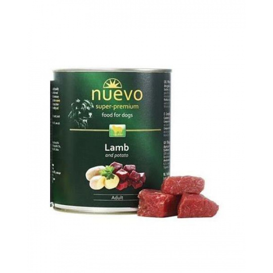 NUEVO dog Adult Lamb & Potato bal. 6 x 800 g konzerva NUEVO dog Adult Lamb & Potato bal. 6 x 800 g konzerva