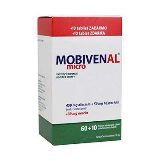 MOBIVENAL micro 60+10tbl zdarma