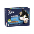 Nestlé FELIX Fantastic cat Multipack výber z rýb želé kapsička 12x85 g