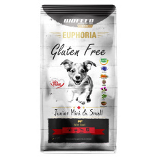 BIOFEED Euphoria Gluten Free Junior mini & small Beef - suché krmivo pro psy - 12kg