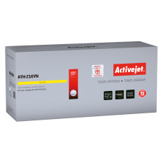 Activejet ATH-216YN toner pro tiskárny HP, Náhradní toner HP 216A W2412A; Supreme; 850 stran; žlutý, s čipem