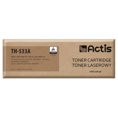 Actis Tonerová kazeta TH-533A (náhrada za HP 304A CC533A, Canon CRG-718M; standardní; 3000 stran; červená)