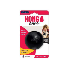 Hračka Kong Dog Extreme Lopta čierna, guma prírodná,  M/L 13-30  kg