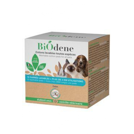 Francodex Biodene Tampóny bavlna prateľné 10ks Francodex Biodene Tampóny bavlna prateľné 10ks