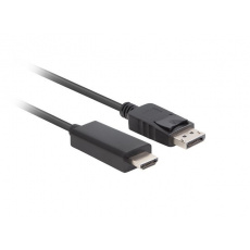 Lanberg CA-DPHD-11CC-0050-BK kabelová redukce DisplayPort HDMI Černá