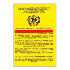 Očkovací preukaz pes MSD medzinárodný 1ks