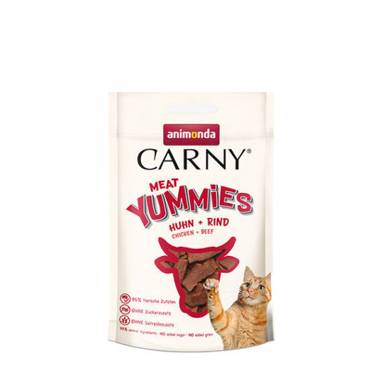 ANIMONDA Carny Adult Meat Yummies - kuracie + hovädzie 50 g