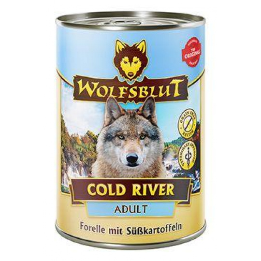 Wolfsblut Dog Adult Cold River konz. 395g Wolfsblut Dog Adult Cold River konz. 395g