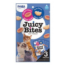 Pamlsok Inaba Juicy Bites cat Tuniak & Kuracie 3 x 11,30 g Pamlsok Inaba Juicy Bites cat Tuniak & Kuracie 3 x 11,30 g