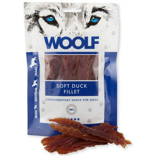 WOOLF Soft Duck Fillet - pamlsek pro psy - 100 g