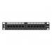 LANBERG PATCH PANEL 10" (12 PORT, 1U, KAT.5E UTP)