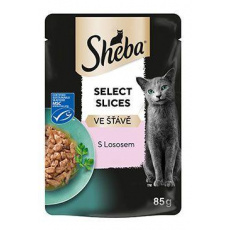 Sheba kapsička Select Slices s lososom 85g Sheba kapsička Select Slices s lososom 85g