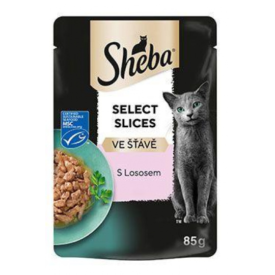 Sheba kapsička Select Slices s lososom 85g Sheba kapsička Select Slices s lososom 85g
