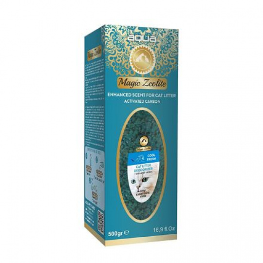 AQUA Magic Zeolite COOL FRESH - granulovaný deodorant pre mačacie WC, 500 g AQUA Magic Zeolite COOL FRESH - granulovaný deodorant pre mačacie WC, 500 g