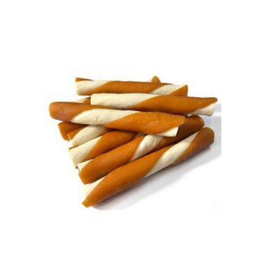 Kolagénová tyčinka s kuracím mäsom 12cm 500g Kolagénová tyčinka s kuracím mäsom 12cm 500g