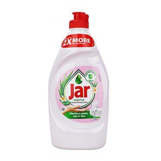 Saponát na riad Jar Sensitive Aloe/Pink Jasmine 450ml Saponát na riad Jar Sensitive Aloe/Pink Jasmine 450ml