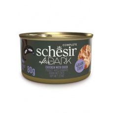 Schesir Cat konz. After Dark Wholefood kura/kačica 80g Schesir Cat konz. After Dark Wholefood kura/kačica 80g