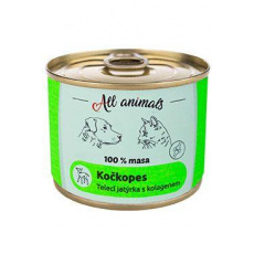 All Animals mačkopes konz. Teľacie pečienky s kol. 200g