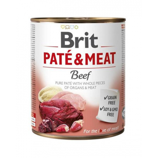 Brit Paté & Meat Beef 6 x 800 g konzerva Brit Paté & Meat Beef 6 x 800 g konzerva