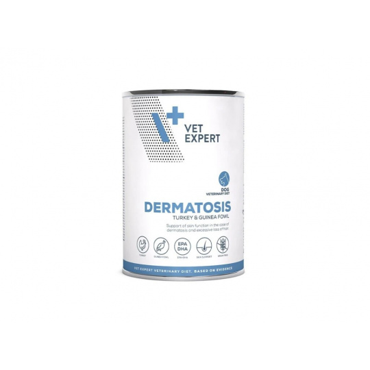 Vetexpert VD 4T Dermatosis Turkey&Guinea konz. dog400g Vetexpert VD 4T Dermatosis Turkey&Guinea konz. dog400g