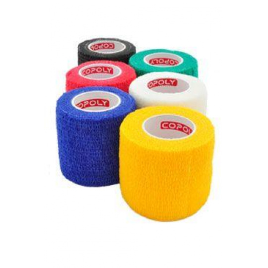 Elastická bandáž. CoPoly 5cm x 4,5m MIX 12ks
