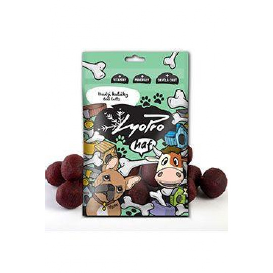 Lyopro DOG pôv. sušené Hovädzie guľôčky 70g Lyopro DOG pôv. sušené Hovädzie guľôčky 70g