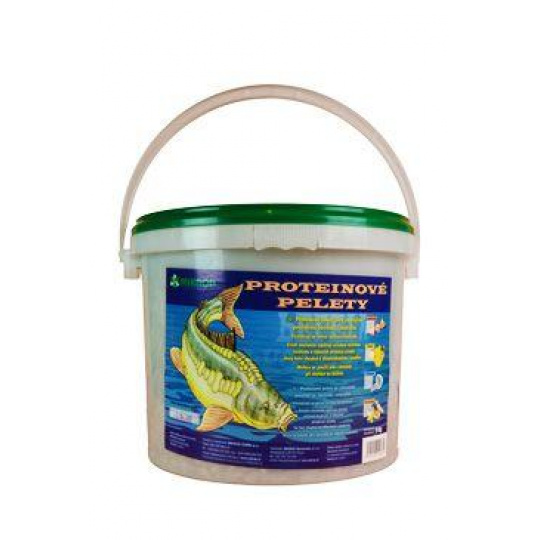 Proteinové pelety pro kapry granule  6mm 5kg Jahoda