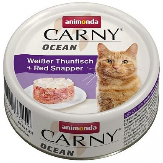 ANIMONDA konzerva CARNY OCEAN - tuniak+red snapper 80 g