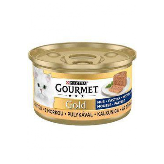Gourmet Gold konz. mačka pašt. jemná morka 85g Gourmet Gold konz. mačka pašt. jemná morka 85g
