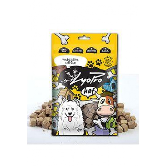 Lyopro DOG pôv. mrazom sušené Hovädzie pečene 50g
