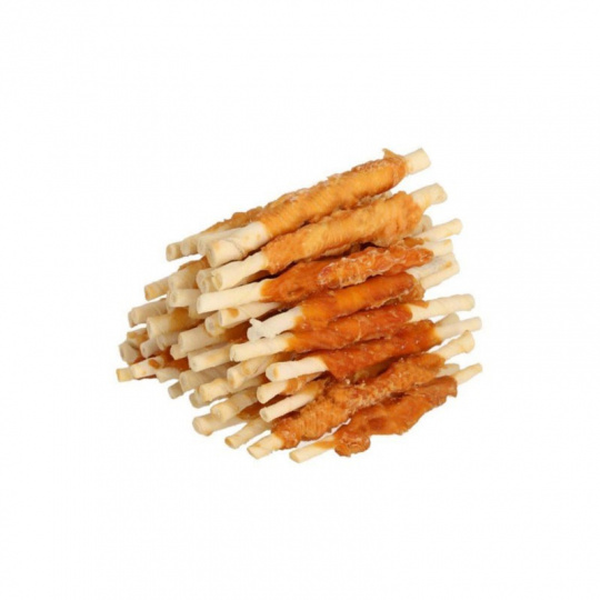 HILTON Chicken wrap white rawhide stick - pamlsek pro psa - 500g