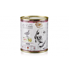 O'CANIS konzerva pro psy - vlhké krmivo - kachna, proso a mrkev -  800 g