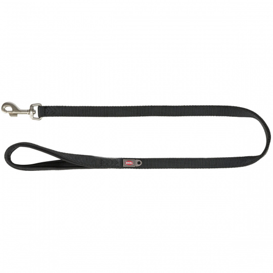 Vodítko PREMIUM s vyplnenou rukoväťou - čierna