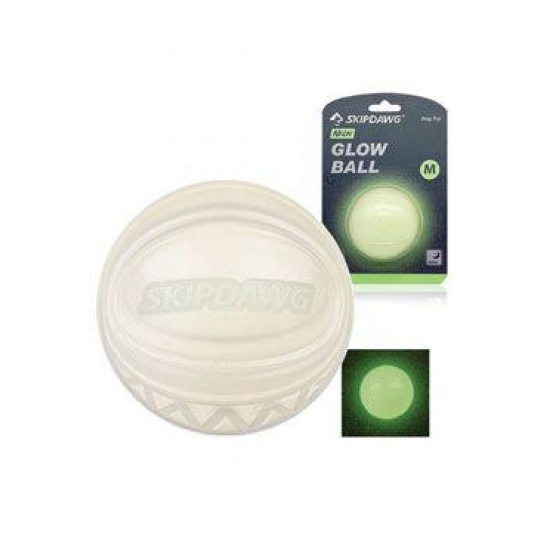 Hračka pes GiGwi Skipdawg neónovo žiariaca lopta