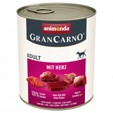 ANIMONDA GranCarno Adult with hearts - mokré krmivo pro psy - 800g