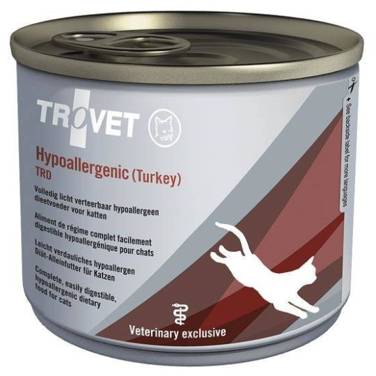 TROVET Hypoallergenic TRD with turkey konz. 200g