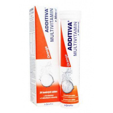 Multivitamín Additiva pomaranč+minerál tbl eff 20