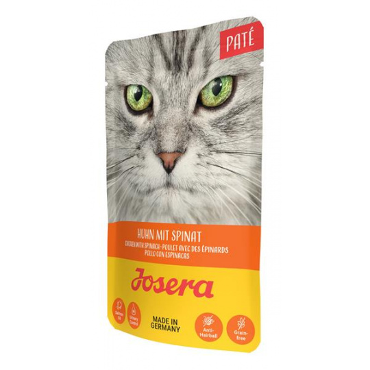 Josera kapsička Cat Paté Huhn mit Špenát 85 g Josera kapsička Cat Paté Huhn mit Špenát 85 g