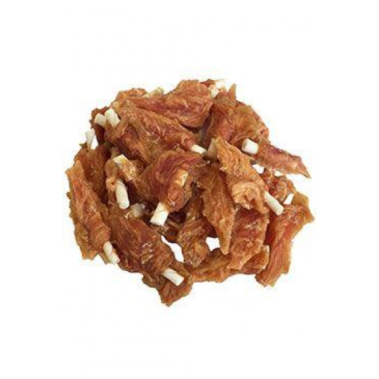 Pochúťka Kuracie filety na tyčke byvolej kože 6cm/250g Pochúťka Kuracie filety na tyčke byvolej kože 6cm/250g