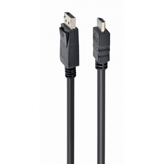 Gembird CC-DP-HDMI-3M kabel DisplayPort na HDMI (ne obousměrný), 3m, černý